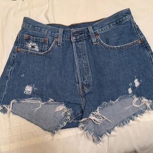 Denim Levi cut offs Size 29 Pre Owned Condition